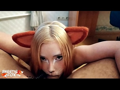 ❤️ Кіцуне ковтає член і кончить в рот Порно-відео на порно uk.stroybassein.ru
